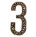 Vicenza Designs - NU03-AG - House Numbers