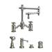 Waterstone - 6150-12-4-PN - Bridge Kitchen Faucets