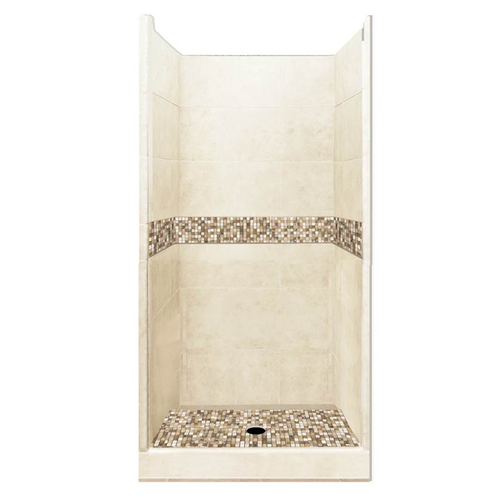 Fixtures, Etc.American Bath Factory48 x 36 x 80 Roma Basic Alcove Shower Kit in Desert Sand with No Finish