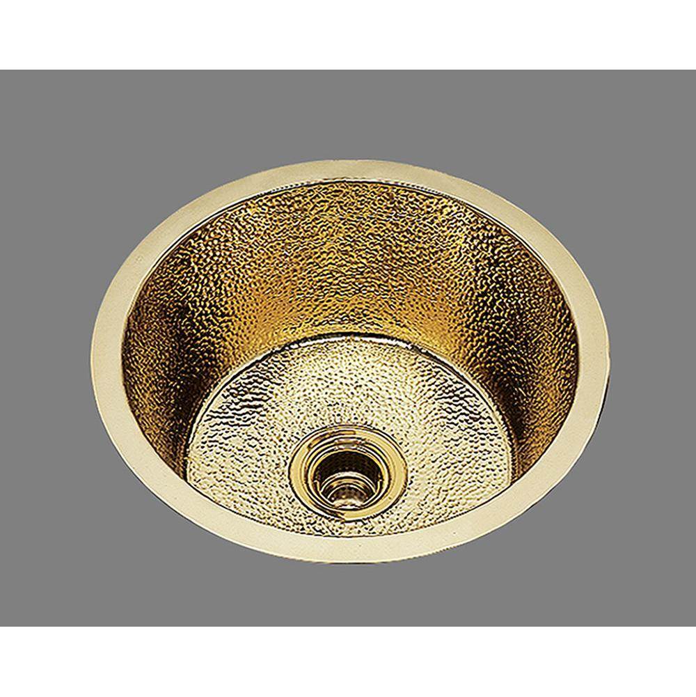 Fixtures, Etc.AlnoLarge Round Prep/Bar Sink. Plain Pattern, Undermount and Drop In