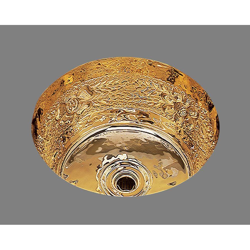 Fixtures, Etc.AlnoSmall Round Bar Sink. Garland Pattern, Undermount and Drop In