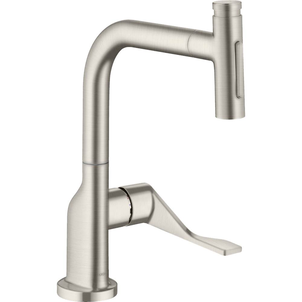 Fixtures, Etc.AxorCitterio Kitchen Faucet Select 2-Spray Pull-Out, 1.75 GPM in Steel Optic