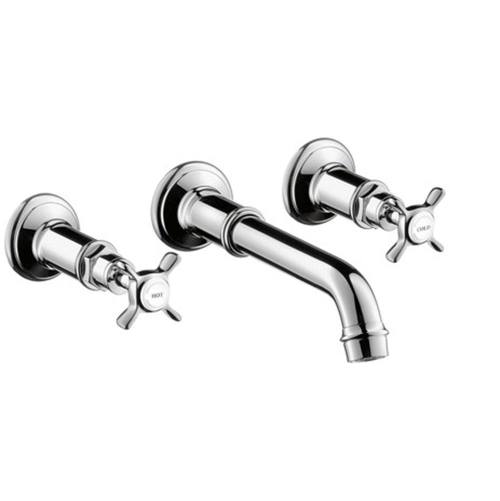 Fixtures, Etc.AxorMontreux Wall-Mounted Widespread Faucet Trim with Cross Handles, 1.2 GPM in Chrome