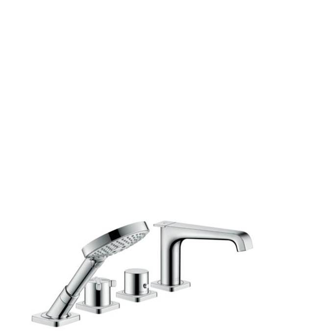 Fixtures, Etc.AxorCitterio E 4-Hole Thermostatic Roman Tub Set Trim with 1.75 GPM Handshower in Chrome