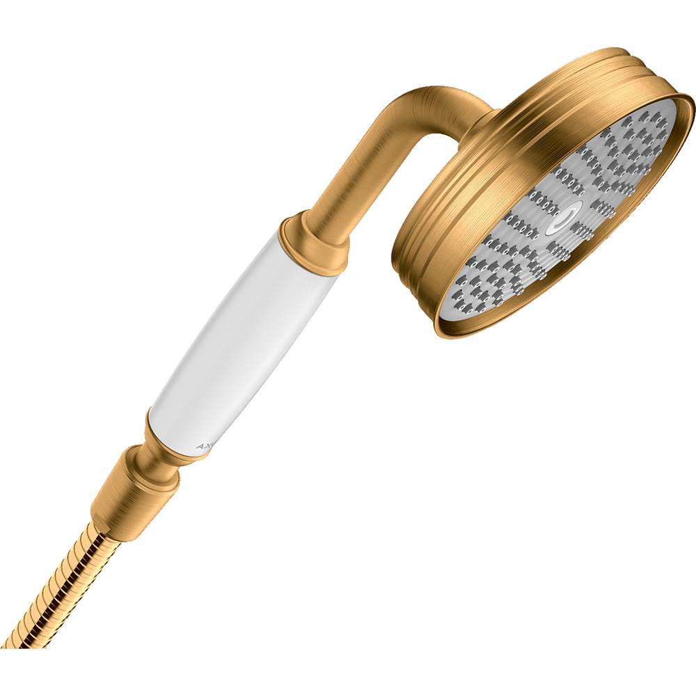Fixtures, Etc.AxorMontreux Handshower 100 1-Jet, 2.5 GPM in Brushed Gold Optic