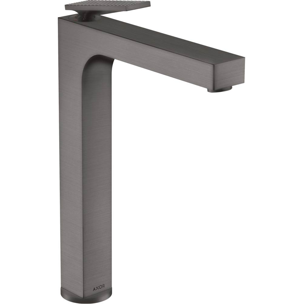Fixtures, Etc.AxorCitterio Single-Hole Faucet 280 with Pop-Up Drain- Rhombic Cut, 1.2 GPM in Brushed Black Chrome