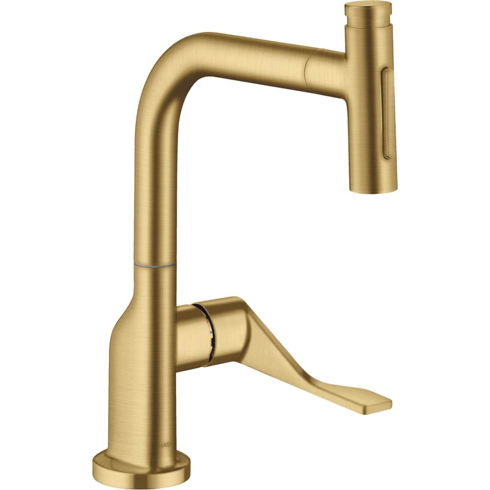 Fixtures, Etc.AxorCitterio  Kitchen Faucet Select 2-Spray Pull-Out, 1.75 GPM in Brushed Gold Optic