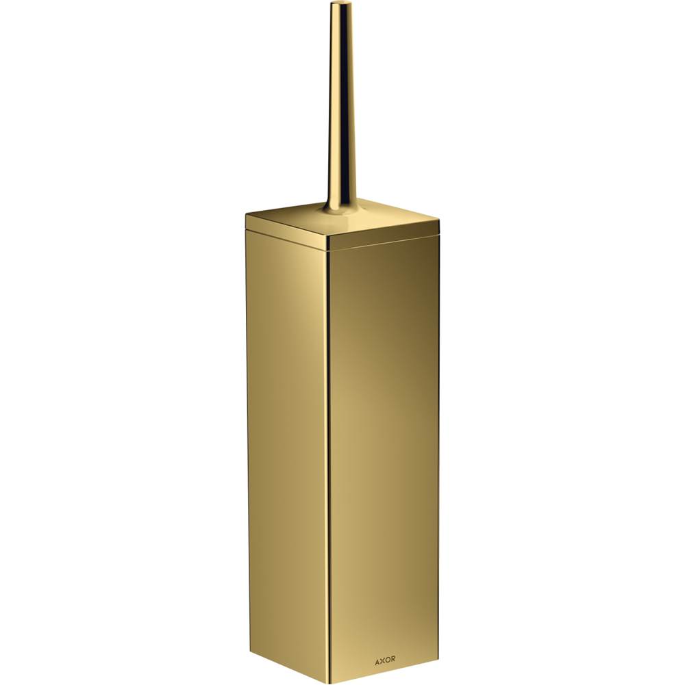 Fixtures, Etc.AxorUniversal Rectangular Toilet Brush Holder, Wall-Mounted in Polished Gold Optic