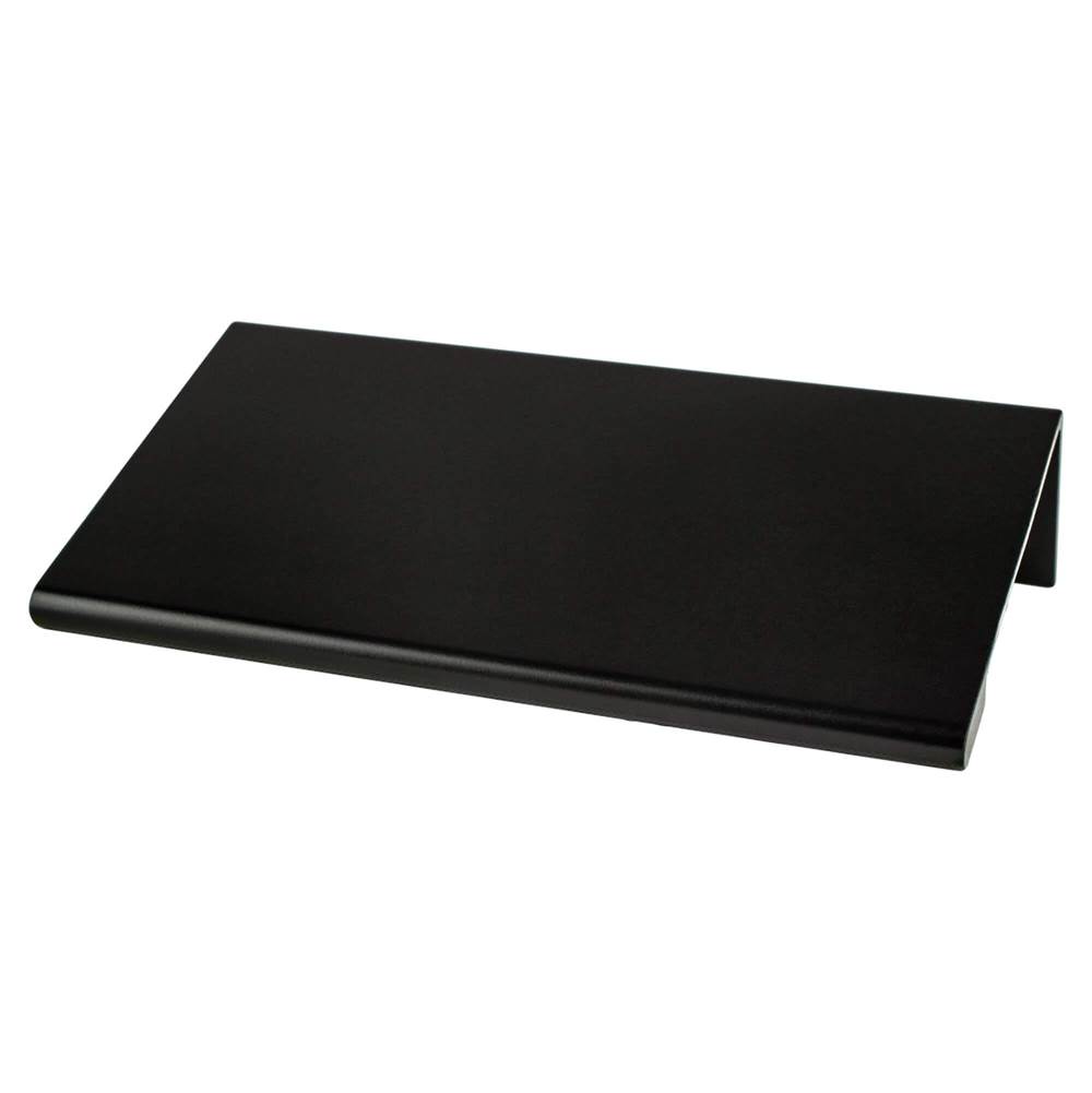 Fixtures, Etc.BerensonContemporary Advantage Two 56mm CC Matte Black Edge Pull - Part measures 1/16in. thickness.
