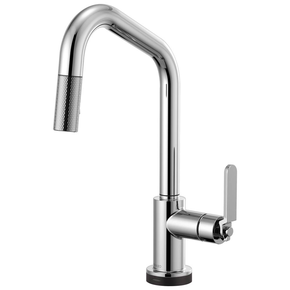 Fixtures, Etc.BrizoLitze® SmartTouch® Pull-Down Kitchen Faucet with Angled Spout and Industrial Handle