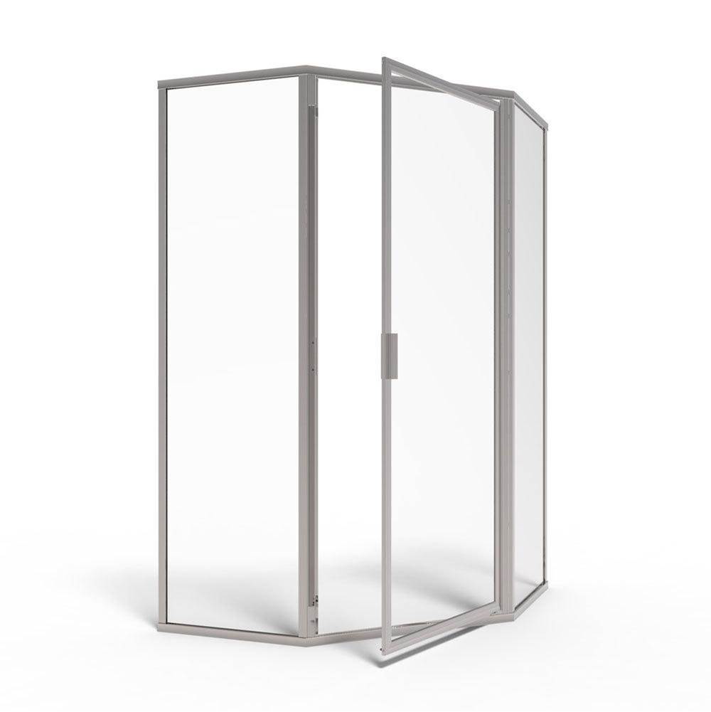 Basco Neo Angle Shower Doors item 160-9665OBWP