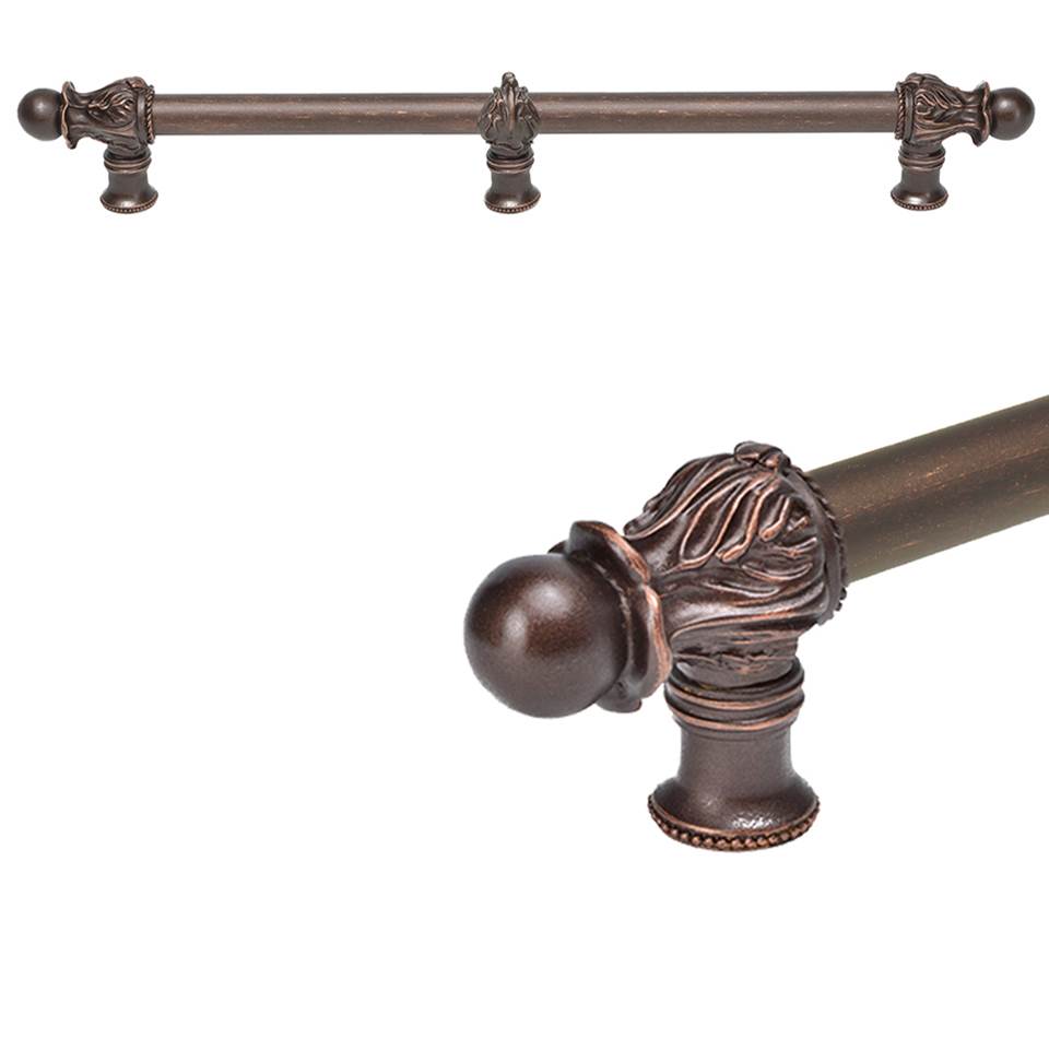 Fixtures, Etc.Carpe Diem HardwareAcanthus 18'' O.C. (Approx.) With 5/8'' Smooth Center Long Pull Romanesque Style With Center Brace