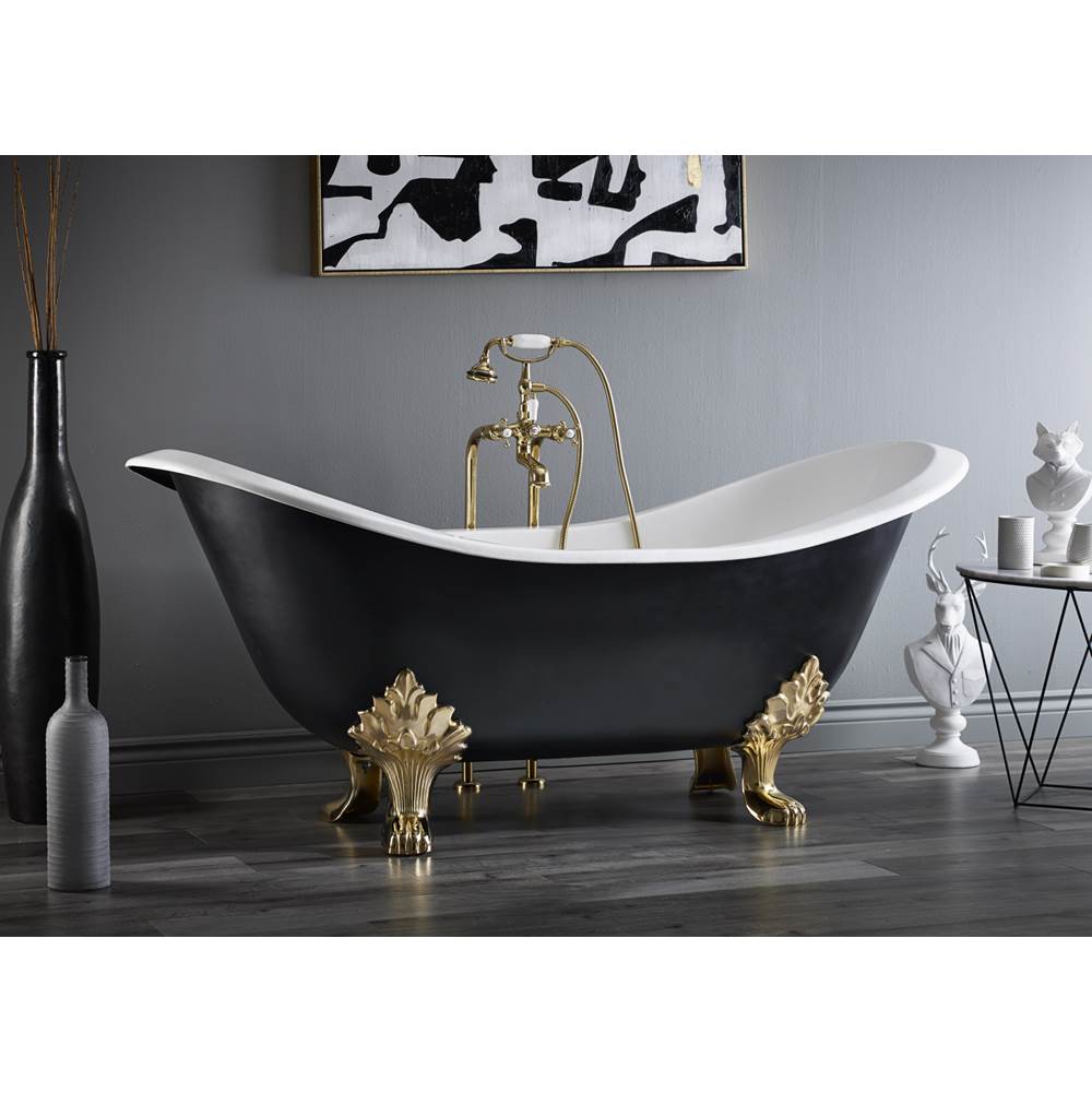 Fixtures, Etc.Cheviot ProductsREGENCY Cast Iron Bathtub with Lion Feet and Faucet Holes