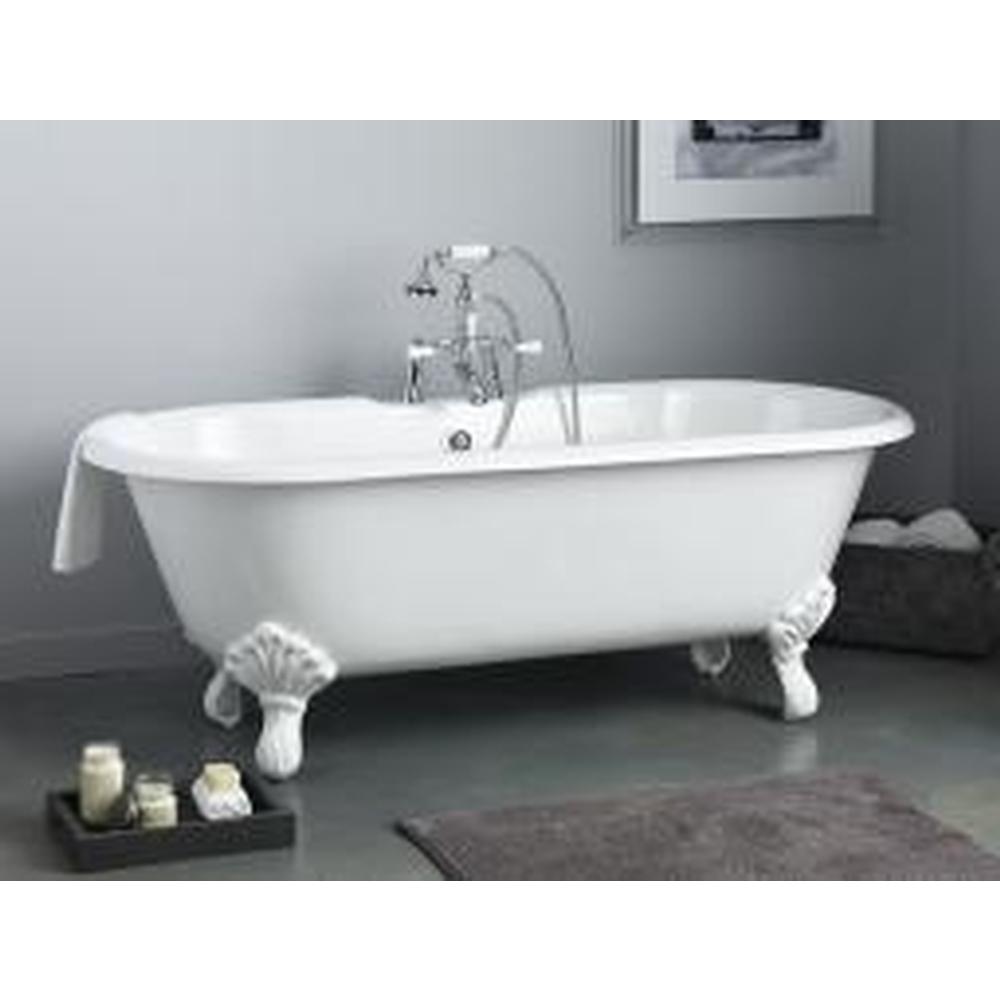 Fixtures, Etc.Cheviot ProductsREGAL Cast Iron Bathtub with Continuous Rolled Rim and Shaughnessy Feet