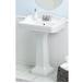 Cheviot Products - 553-WH-1 - Complete Pedestal Bathroom Sinks