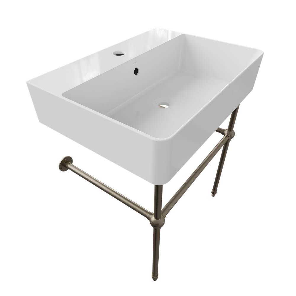 Cheviot Products Consoles Only Lavatory Consoles item 1295-WH-1/575-BN