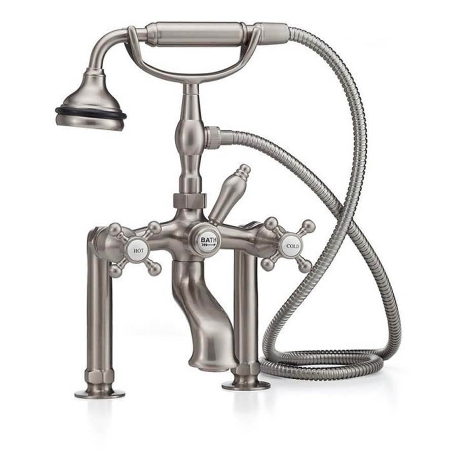 Cheviot Products Deck Mount Roman Tub Faucets With Hand Showers item 5127-SB