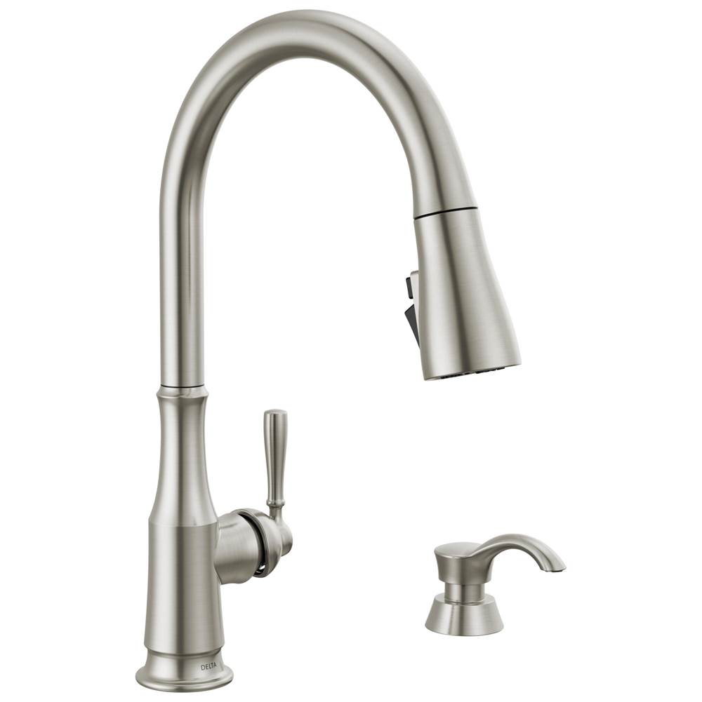 Delta Faucet Retractable Faucets Kitchen Faucets item 19877Z-SPSD-DST