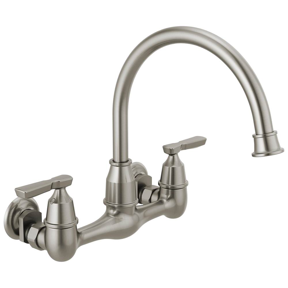 Fixtures, Etc.Delta FaucetCorin Two Handle Wall Mounted Kitchen Faucet