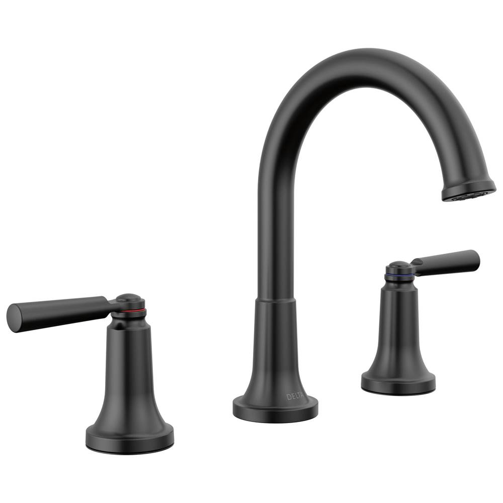Delta Faucet Widespread Bathroom Sink Faucets item 3535-BLMPU-DST