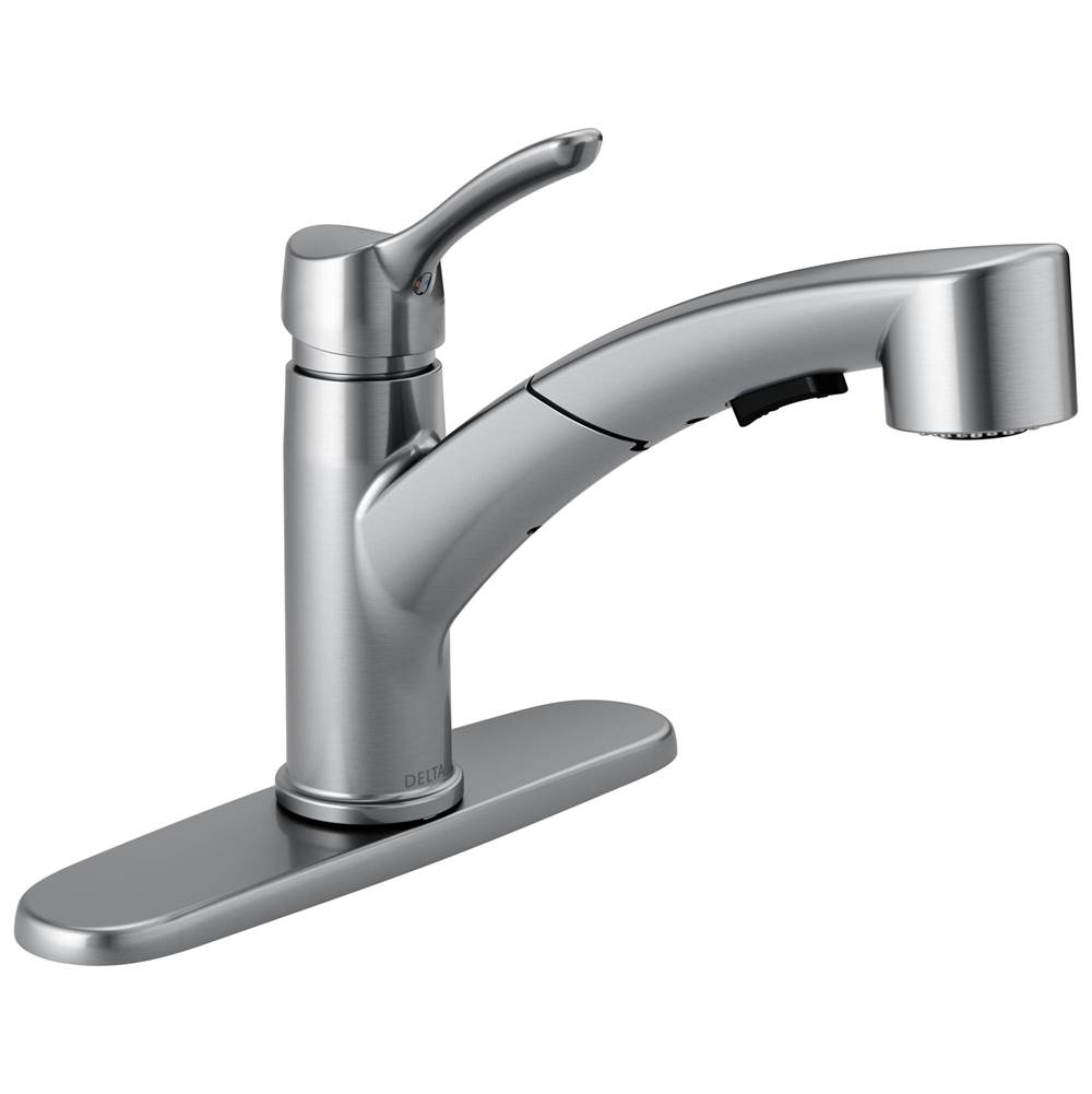 Delta Faucet Single Hole Kitchen Faucets item 4140-AR-DST