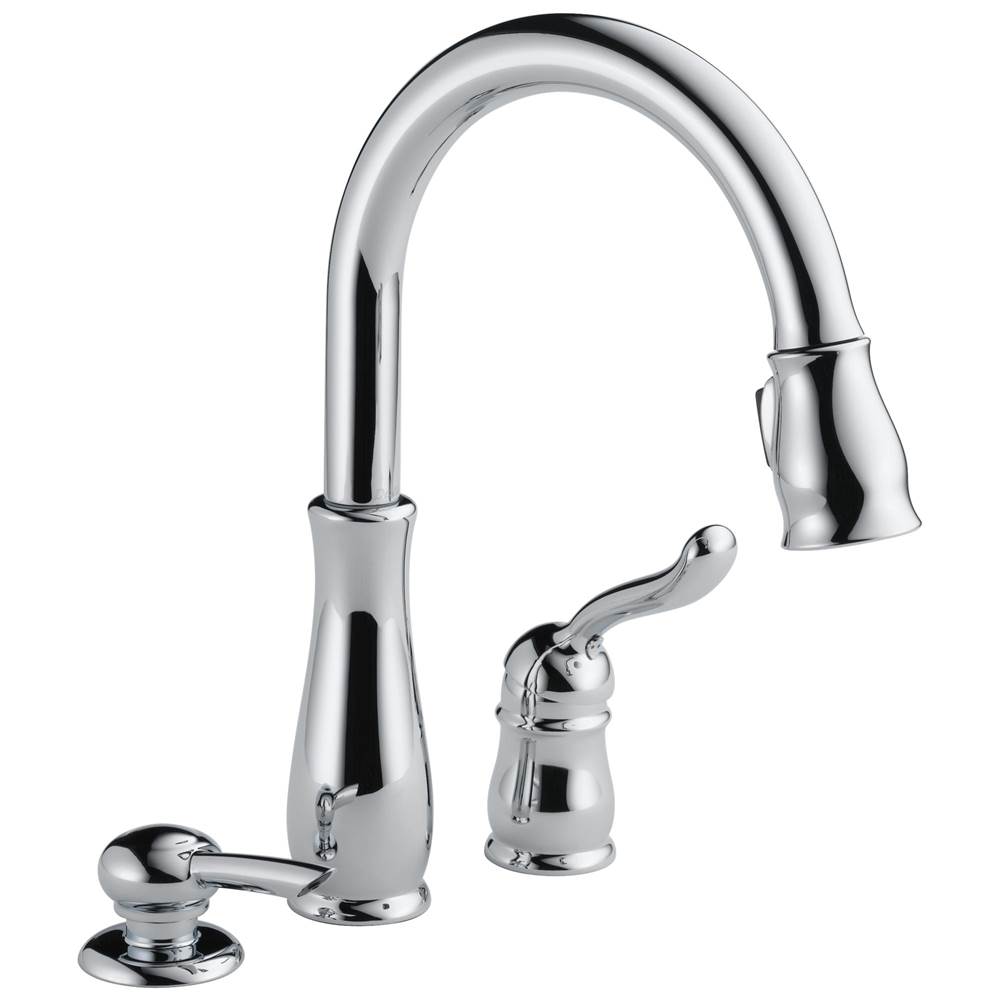 Fixtures, Etc.Delta FaucetLeland® Single Handle Pull-Down Kitchen Faucet with Soap Dispenser