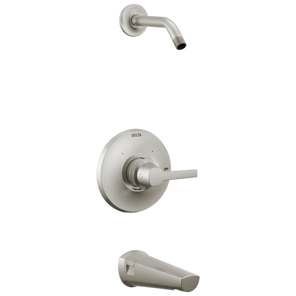 Delta Faucet Tub And Shower Faucets Less Showerhead Tub And Shower Faucets item T14472-SS-PR-LHD