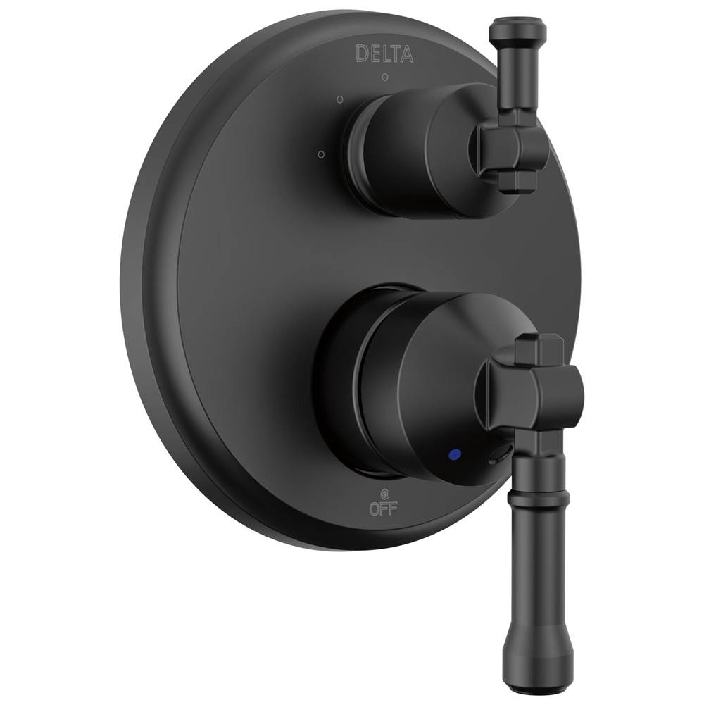 Delta Faucet Pressure Balance Trims With Integrated Diverter Shower Faucet Trims item T24884-BL