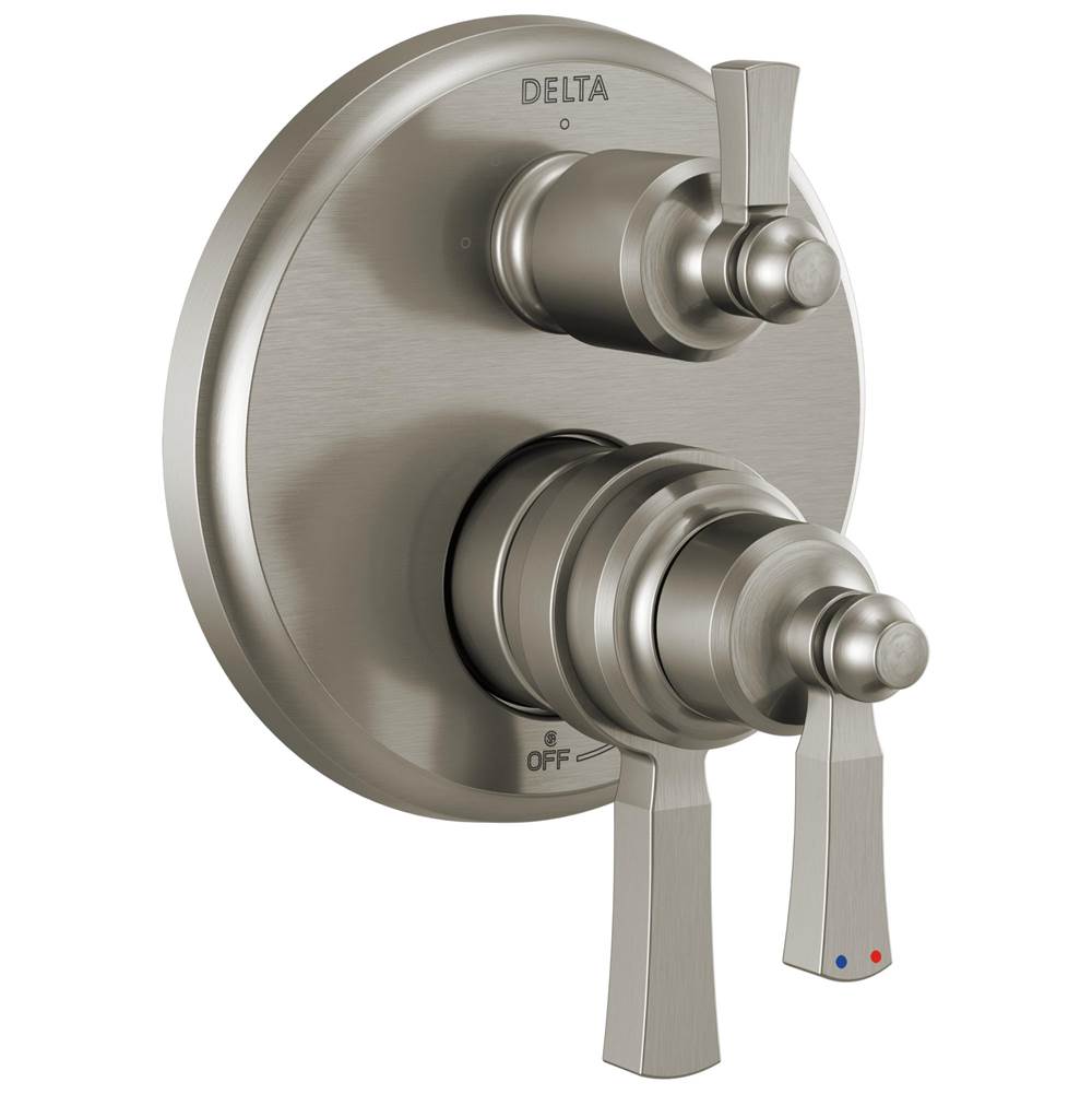Delta Faucet Pressure Balance Trims With Integrated Diverter Shower Faucet Trims item T27856-SS
