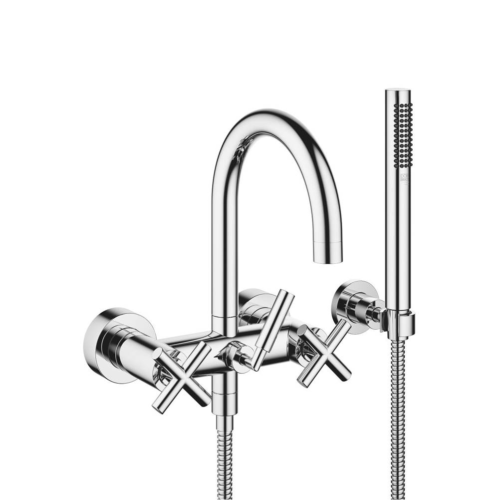 Fixtures, Etc.DornbrachtTara Tub Mixer For Wall-Mounted Installation With Hand Shower Set In Polished Chrome