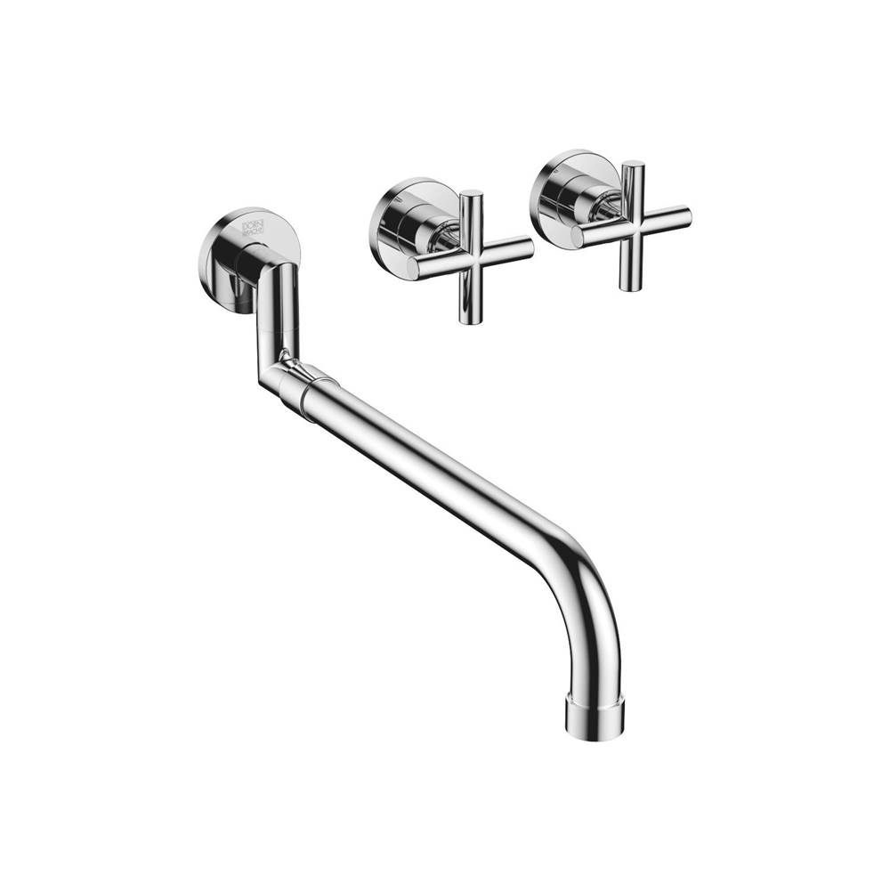 Fixtures, Etc.DornbrachtTara Wall-Mounted Sink Mixer With Extending Spout In Polished Chrome