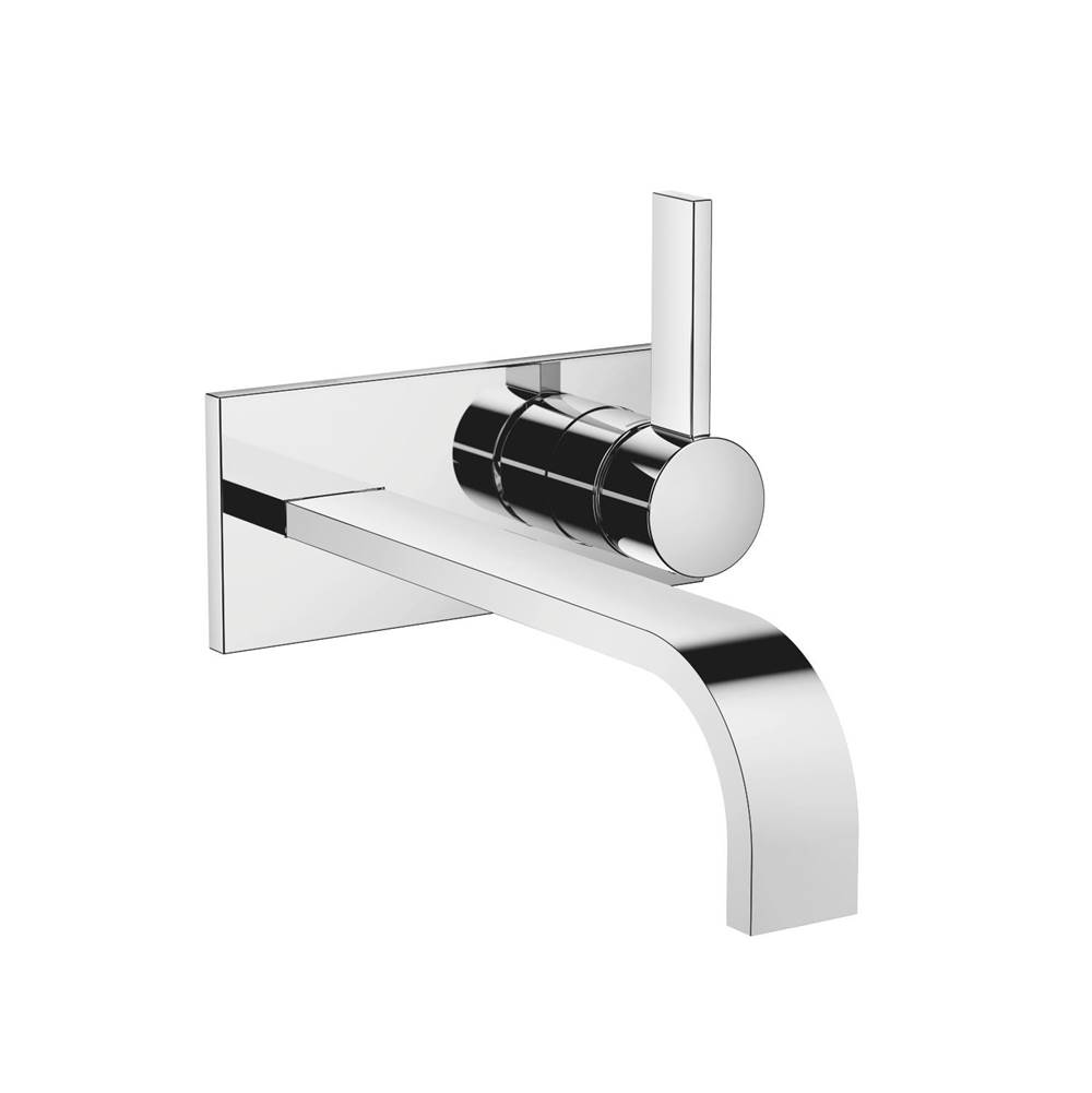 Fixtures, Etc.DornbrachtMEM Wall-Mounted Single-Lever Mixer With Cover Plate Without Drain In Platinum