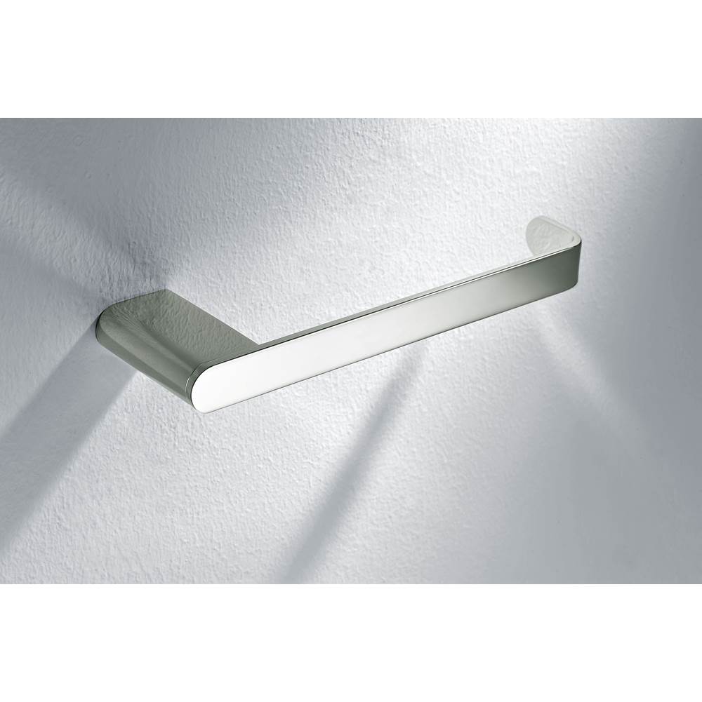 Fixtures, Etc.DawnSolid brass towel ring, brushed nickel:  8-1/4''Lx2-3/8''Dx3/4''H