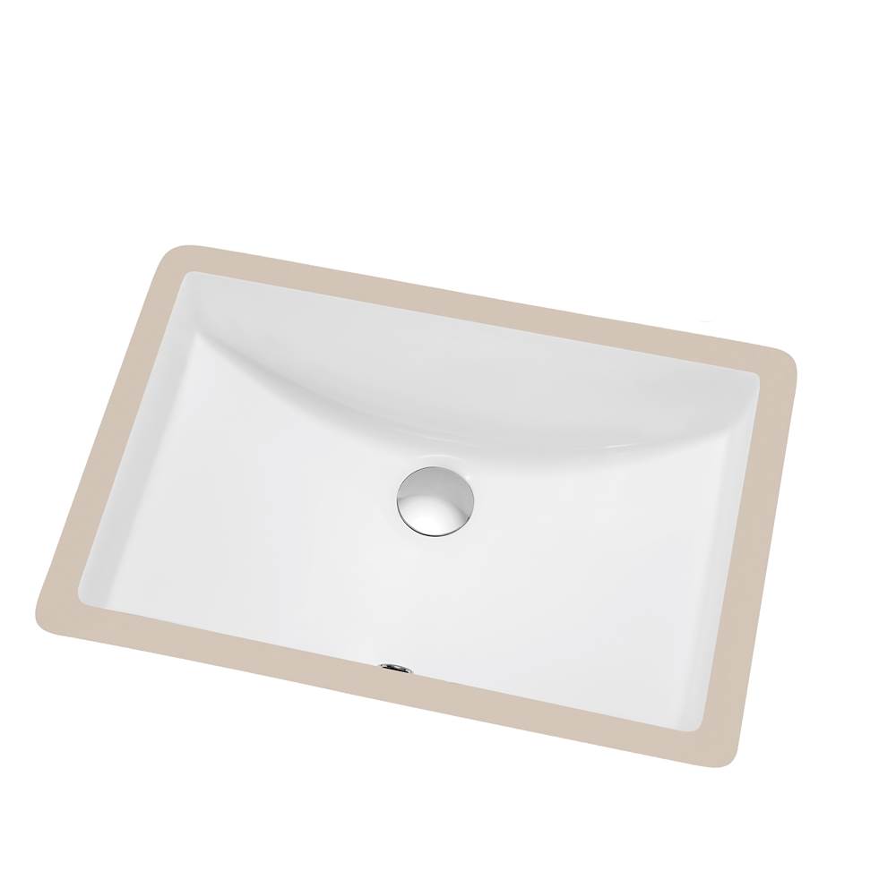 Fixtures, Etc.DawnDawn® Under Counter Rectangle Ceramic Basin with Overflow