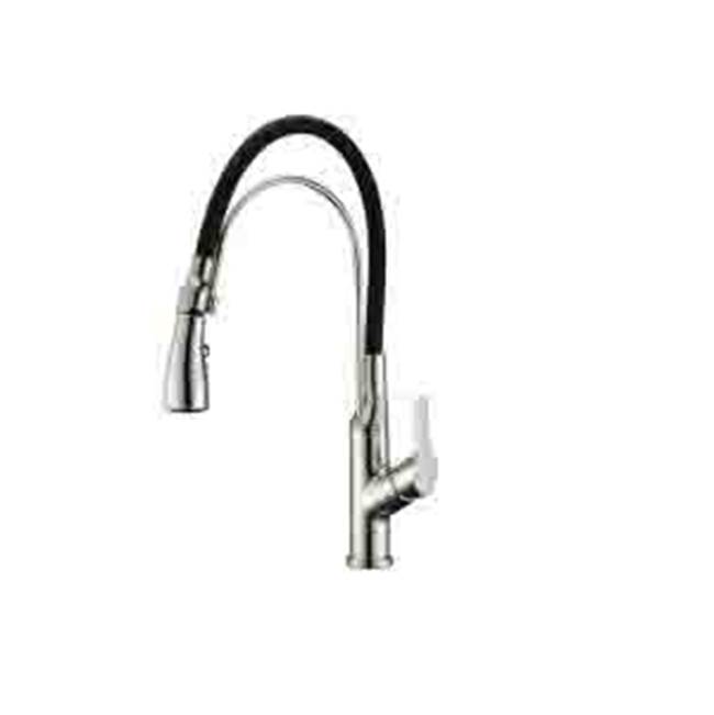 Fixtures, Etc.DawnSingle-lever kitchen pull out faucet, Brushed Nickel