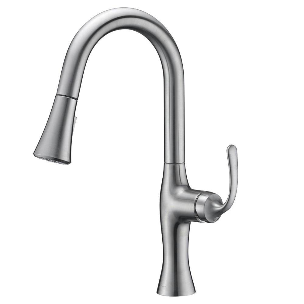 Fixtures, Etc.DawnSingle Lever Pull-down Kitchen Faucet, Brushed Nickel