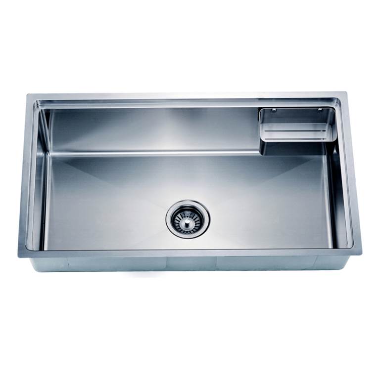 Fixtures, Etc.DawnUndermount Small Radius Single Bowl, 18 Gauge, Size: 33-9/16'' x 19-9/16'' x 10'' (outside), comes with Basket BK710