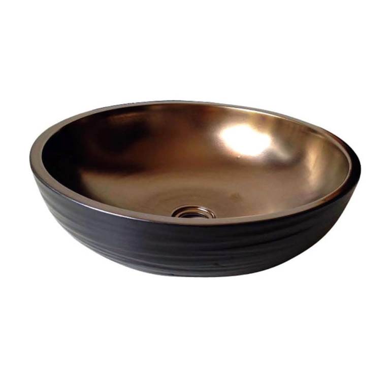 Fixtures, Etc.DawnDawn® Ceramic, hand engraved and hand-painted vessel sink-round shape