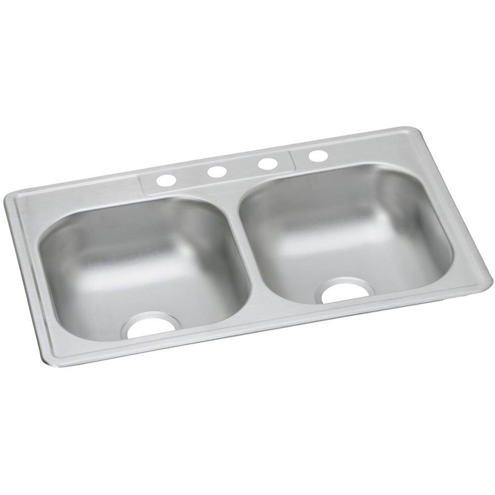 Elkay Drop In Double Bowl Sink Kitchen Sinks item DW10233221