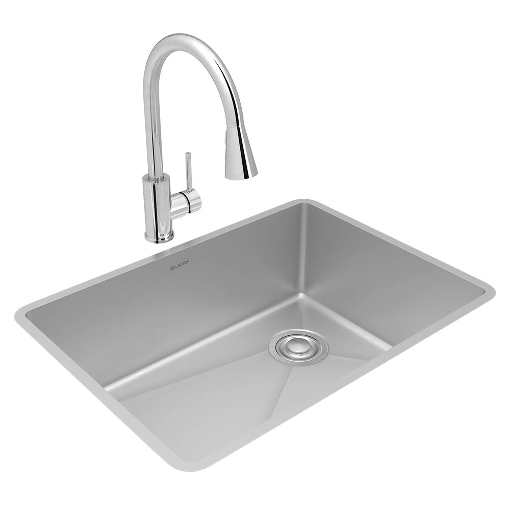 Elkay Undermount Kitchen Sink And Faucet Combos item ECTRU24169RTFCW