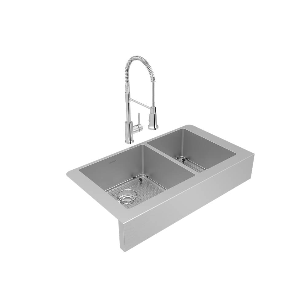 Elkay Farmhouse Kitchen Sink And Faucet Combos item ECTRUF32179RFBC
