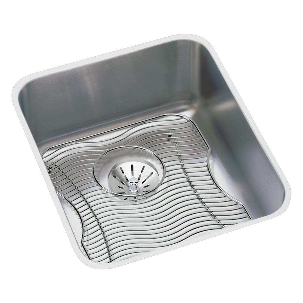 Fixtures, Etc.ElkayLustertone Classic Stainless Steel 16'' x 18-1/2'' x 7-7/8'', Single Bowl Undermount Sink Kit with Perfect Drain