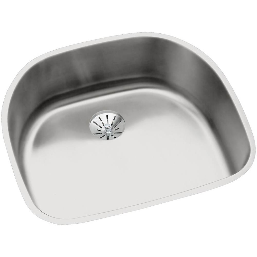 Fixtures, Etc.ElkayLustertone Classic Stainless Steel 23-5/8'' x 21-1/4'' x 7-1/2'', Single Bowl Undermount Sink with Perfect Drain