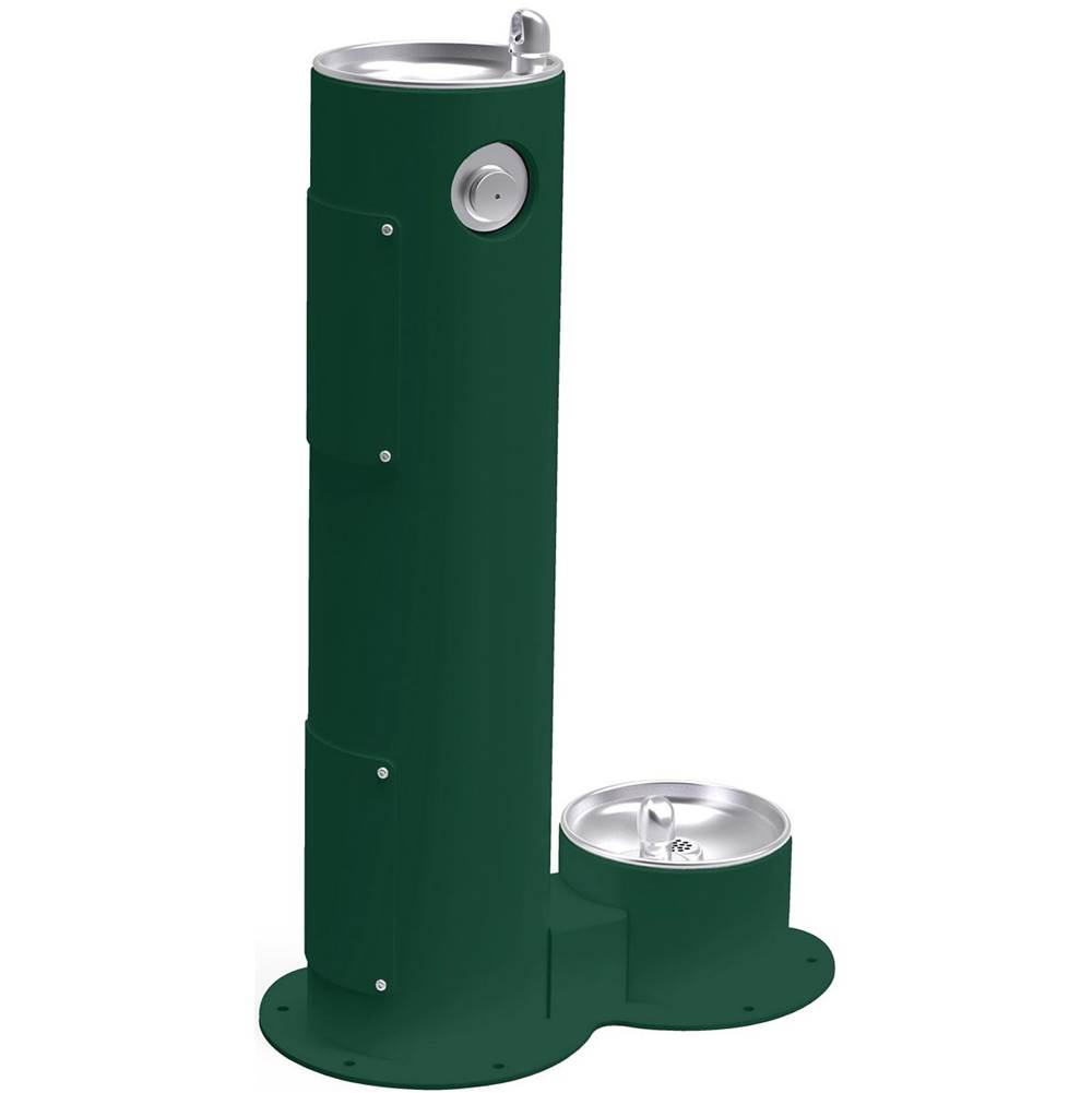 Fixtures, Etc.ElkayOutdoor Fountain Pedestal with Pet Station Non-Filtered, Non-Refrigerated Evergreen