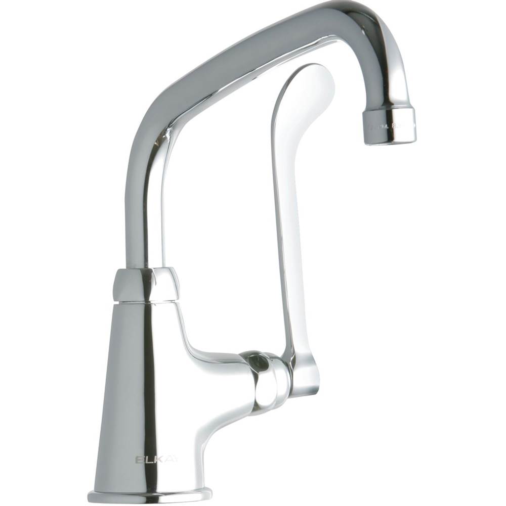 Fixtures, Etc.ElkaySingle Hole with Single Control Faucet with 8'' Arc Tube Spout 6'' Wristblade Handle Chrome