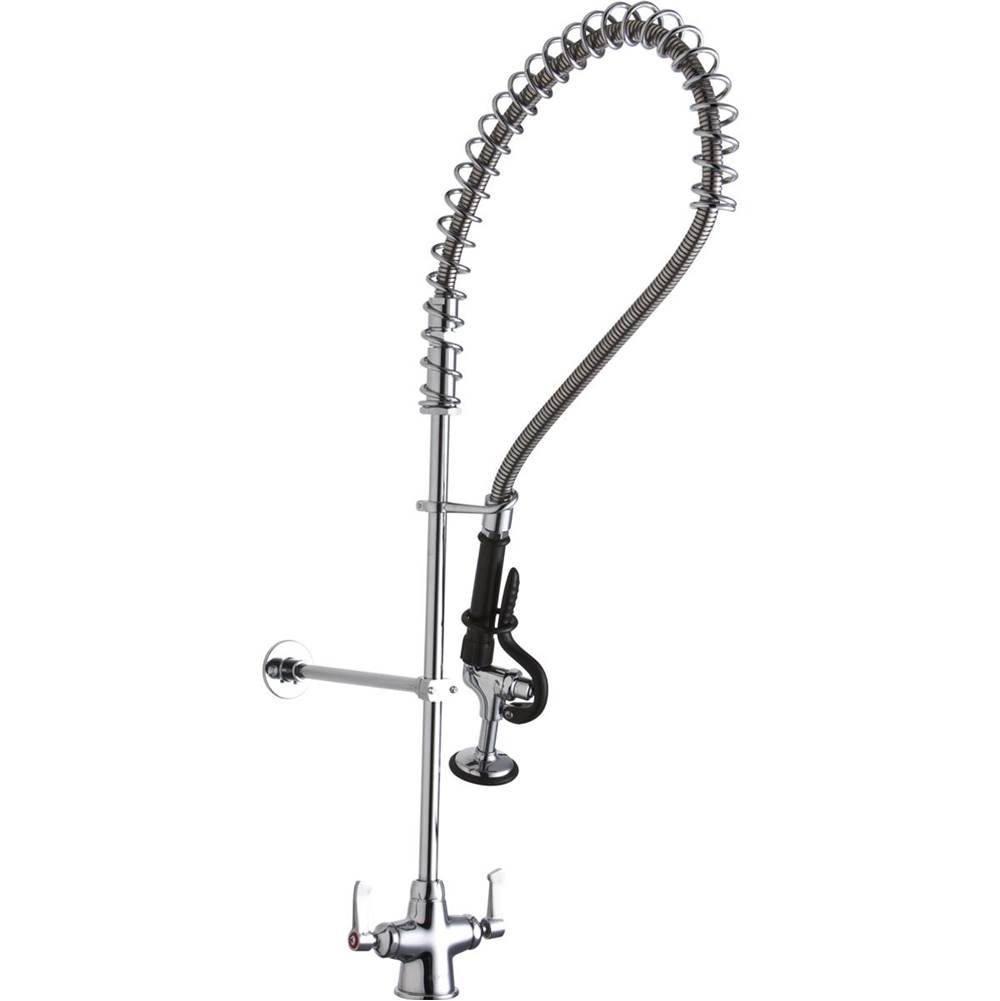Fixtures, Etc.ElkaySingle Hole Concealed Deck Mount Faucet 44in Flexible Hose w/1.2 GPM Spray Head 2in Lever Handles 1.2 GPM Spray Head
