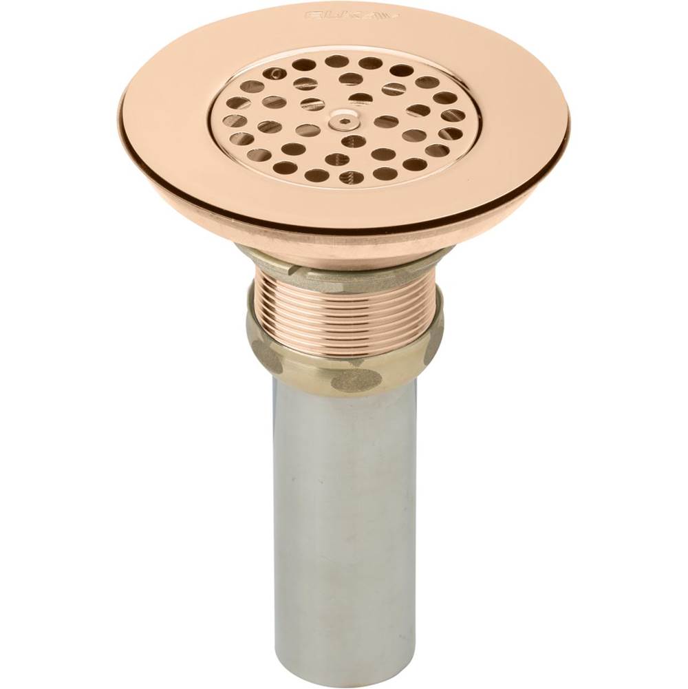Fixtures, Etc.Elkay3-1/2'' Drain CuVerro Antimicrobial Copper Body, Vandal-resistant Strainer and Tailpiece