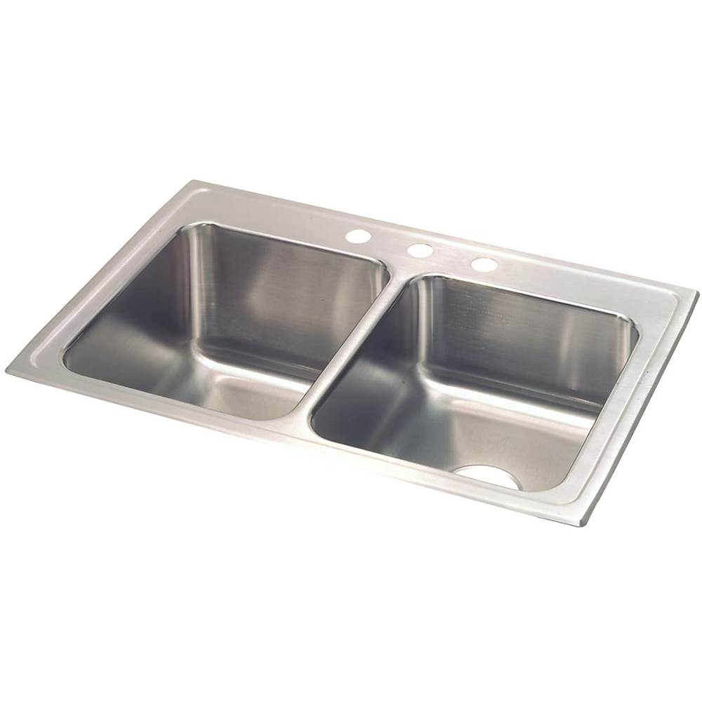 Elkay Drop In Double Bowl Sink Kitchen Sinks item STLR3322LMR2