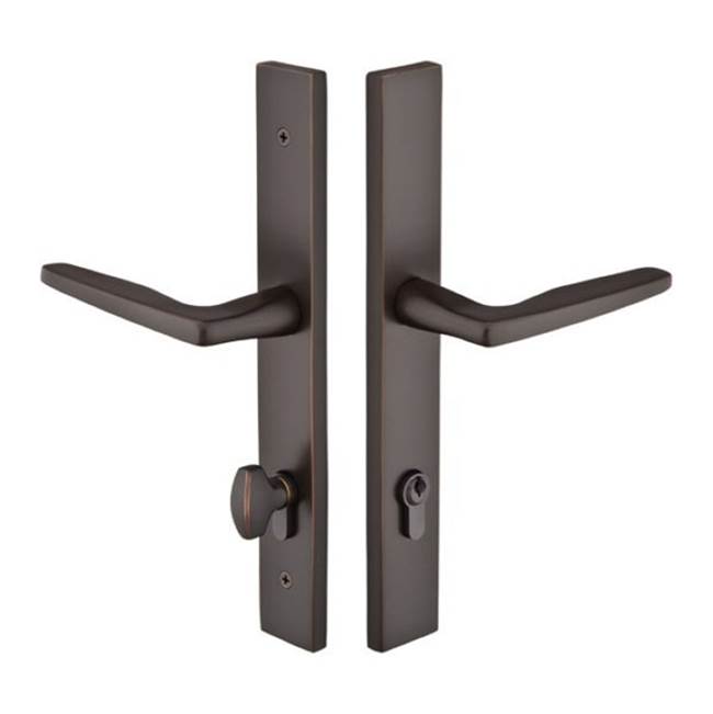 Fixtures, Etc.EmtekMulti Point C5, Keyed with Euro Profile Cyl, Modern Style, 1-1/2'' x 11'', Turino Lever, LH, US10B