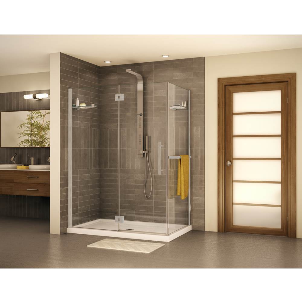 Fleurco Pivot Shower Doors item PGLR5432-25-40L-QCH-79
